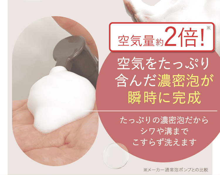 空気量2倍